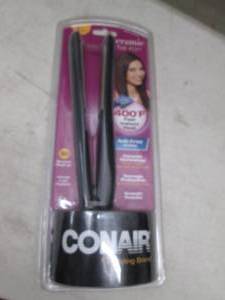 lot 255 image: conair ceramic flat iron ...
