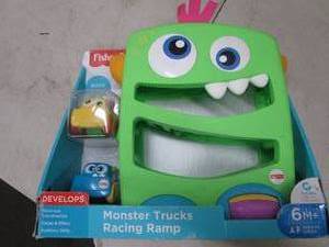 lot 258 image: fisher price moster trucks racing r...