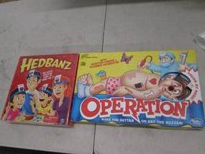 lot 265 image: hedbanz and operatioin games ...