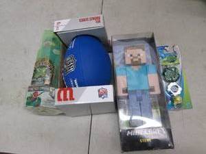 lot 287 image: lot of mine craft steve , beyblade ...
