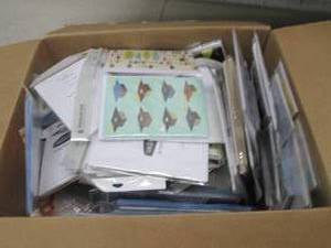 lot 344 image: box of new graduation cards ...