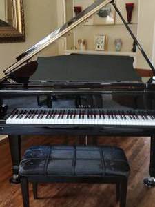 Sojin Ebony Baby Grand Piano with Bench by Daewoo