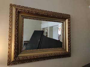 Gold Framed Wall Mirror