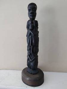 Hand Carved Wood Figurine