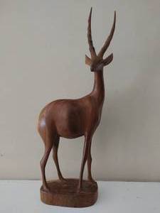 Hand Carved Gazelle
