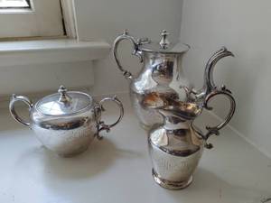 Silverplated Tea Set by Rogers, Smith & Co