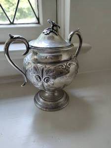 Coin Silver Sugar Bowl