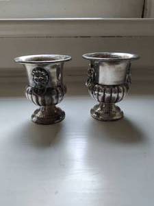 Pair of Silver Type Dishes