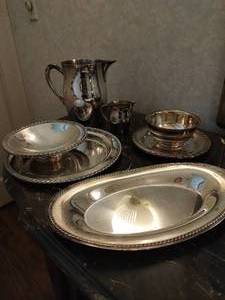 Collection of Silverplated Entertaining Items