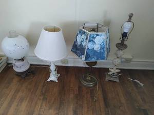 Four Table Lamps