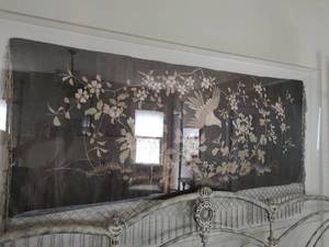 Embroidered Silk Wall Hanging