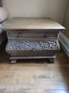 Oak End Table