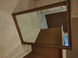 Large Gold Framed Mirror