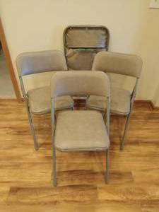 lot 124 image: Card Tables and Chairs