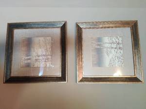lot 157 image: Two Pieces of Wall art