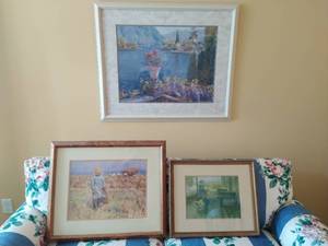 lot 165 image: Three Pieces of Wall art