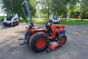 lot 6 image: Early 1990s Kioti Model LB1714 Compact Utility Tractor