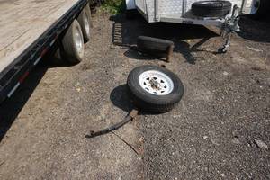 lot 7 image: 2 - Brand New Retractable Fish House Axles With New Tires