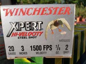 Winchester 20 GA Gauge (2) Shot Xpert Hi-Velocity Steel Shot 3
