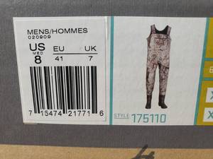 LaCrosse 600G Thinsulate Ultra Insulation Waders (New in Box)