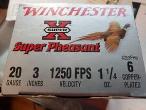 Winchester Super Pheasant 20 Gauge 6 Shot 3