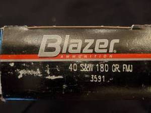 Blazer 40 S & W 180 Gr. FMJ