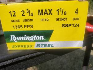 Remington 12 GA Express Steel (4) Shot 2 34