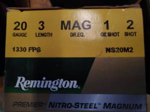 Remington 20 GA Premium Nitro-Steel Magnum (2) Shot3