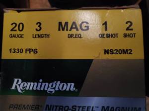 Remington 20 GA Premium Nitro-Steel Magnum (2) Shot3