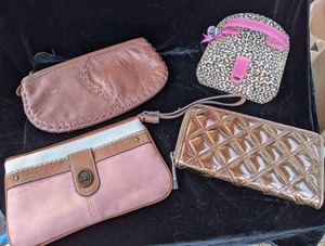 lot 238 image: Lot of (3) Wristlets & (1) Jewelry Box BOC, Marc Jacobs, & More Pink & Gold