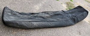 lot 380 image: Large Black Custom Made Canvas Bag