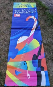 lot 382 image: San Francisco Symphony Fabric Poster