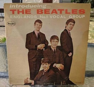 lot 90 image: Beatles LP Introducing The Beatles Vee Jay oval label Version 2 Rare