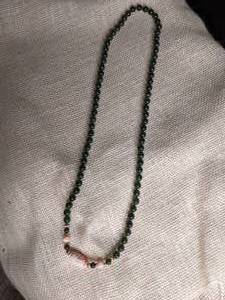 lot 278 image: Gorgeous Jade and Coral Necklace