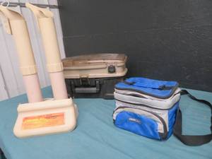 lot 80 image: MISC. LOT- BOOT DRYER - TACKLE BOX - FORZEN LUNCH BOX