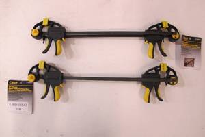 lot 538 image: Lot of 4 Steel Grip Mini Ratcheting Bar ClampsSpreaders