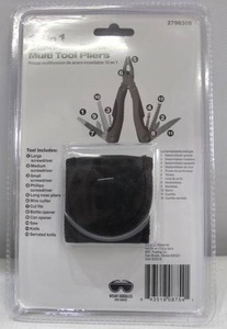 lot 558 image: Steel Grip 12-in-1 Stainless Steel Multi Tool with Pliers