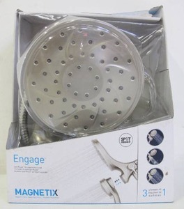 lot 539 image: Moen Engage Spot Resist Brushed Nickel 6-Spray Handheld Shower 1.75-GPM