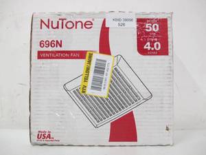lot 526 image: Broan-NuTone 696N 50 CFM WallCeiling Mount Bathroom Exhaust Fan