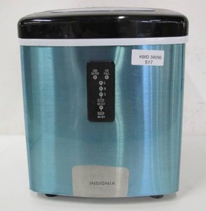 lot 517 image: Insignia - 33-Lb. Portable Ice Maker - Stainless Steel NS-IMP33SS9