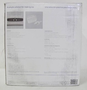 lot 523 image: Insignia - 26-Lb. Portable Ice Maker - Silver - NS-IMP26SL0