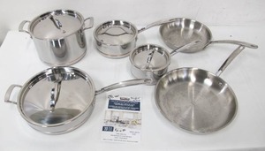 lot 535 image: Kirkland Signature 5-Ply Clad Stainless Steel Cookware