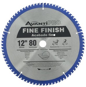 lot 567 image: Avanti Pro 12 in. x 80-Teeth Fine Finish Saw Blade (2-Pack)