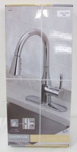 lot 584 image: OakBrook Tucana Motion Sensor One Handle Chrome Pulldown Kitchen Faucet