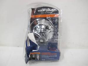 lot 593 image: Waterpik 9-Spray 4.5 in. Single Wall Mount 1.8 GPM Fixed Shower Head in Chrome