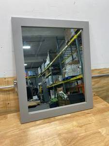 lot 100 image: WOODCRAFTERS HOME PRODUCTS Mirror (gray)
