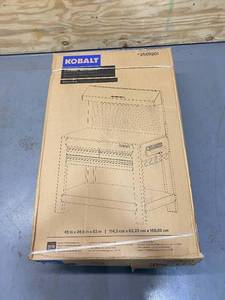 lot 80 image: KOBALT 45-in W x 36-in H 3-Drawer Wood Work Bench
