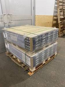 lot 6 image: SARATOGA COLLECTION Lot of 50 Boxes of- 100% Waterproof Flooring in Blonde Oak (Total of 946.50 sq. ft.)