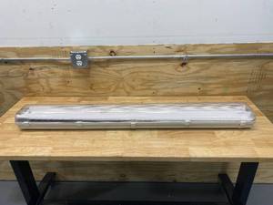 lot 87 image: LITHONIA LIGHTING Dust Resistant Fixture, Dimmable No, 120 to 277V, For Bulb Type T8, For Max. Bulb Wattage 32 W