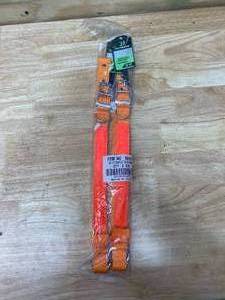 lot 62 image: RUFFMAX Lot of 2-  Dog Collars 1X20-28 2Ply Org Ref O-Ring